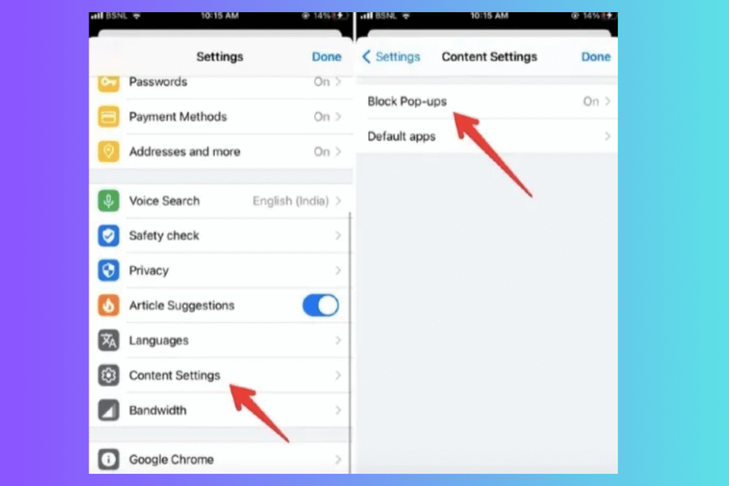How to Unblock Pop-Ups in Chrome on iPhone